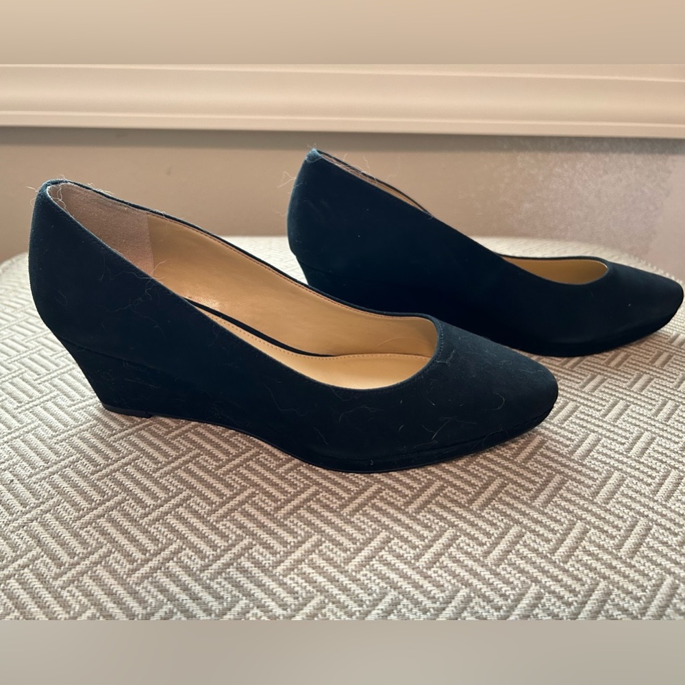 Talbots suede wedge